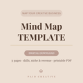 Paid Creative Mind Map Template — Free Creative Business Map