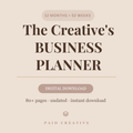 The Creative's Business Planner — A Full Year of Planning Pages for Creatives